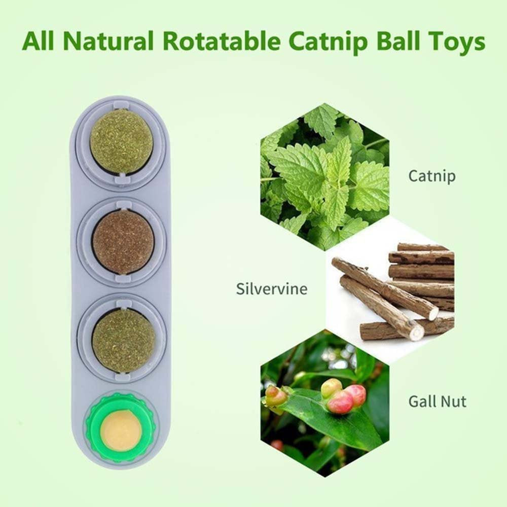 Pure Natural Healthy Nutrition Chew Ball Edible Cat Supplies Cat Snacks Cat Toys Molar Catnip Balls