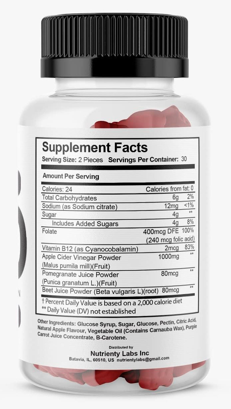 Zonata Maximum Keto Gummies, 120 Count, 2 Bottles