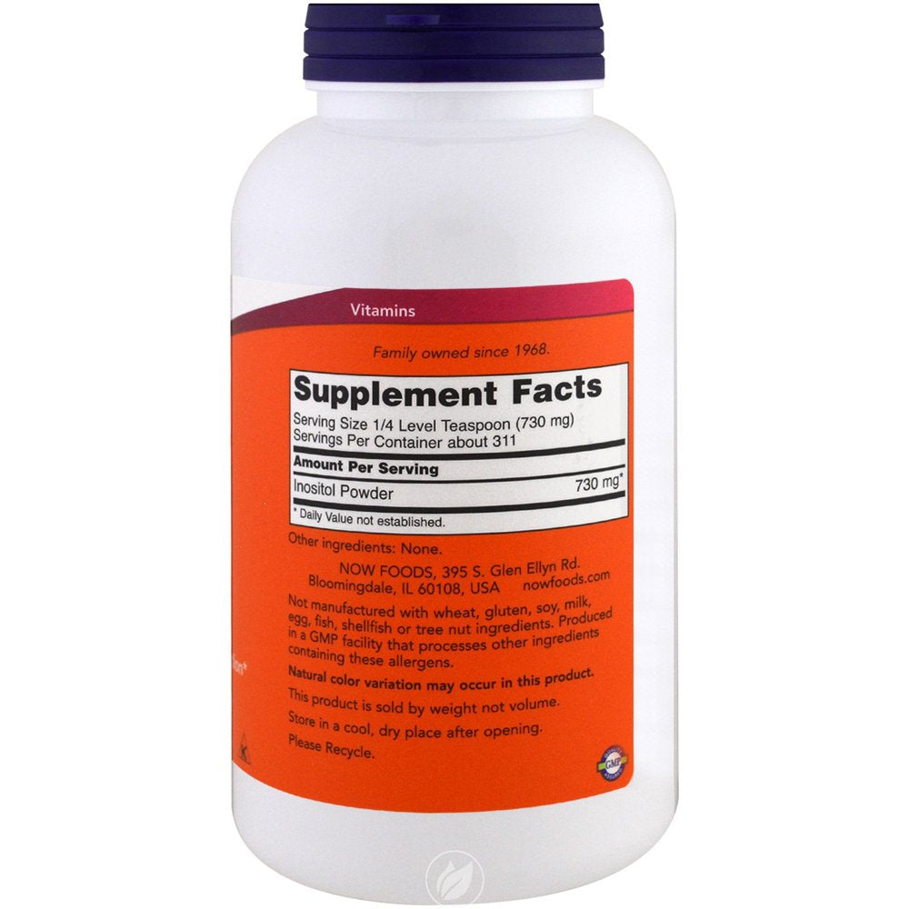 NOW Supplements Inositol Pure Pwd 8 Oz