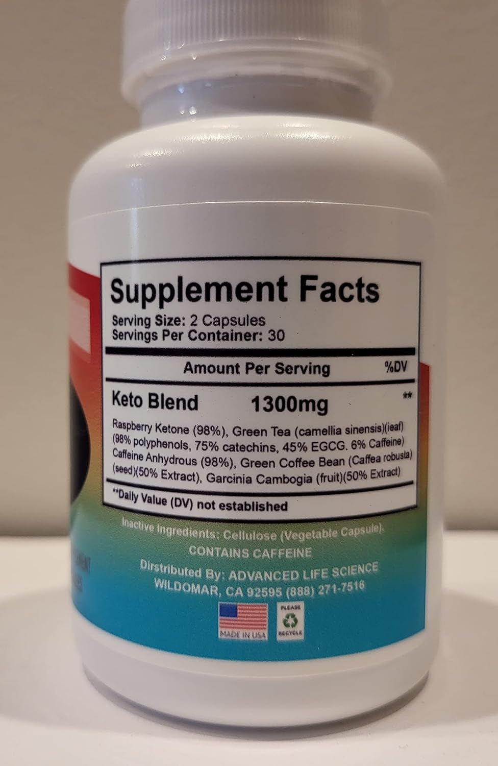 (Official) Keto Core, Advanced Formula 1300Mg, Made in the USA, (1 Bottle Pack), 30 Day Supply