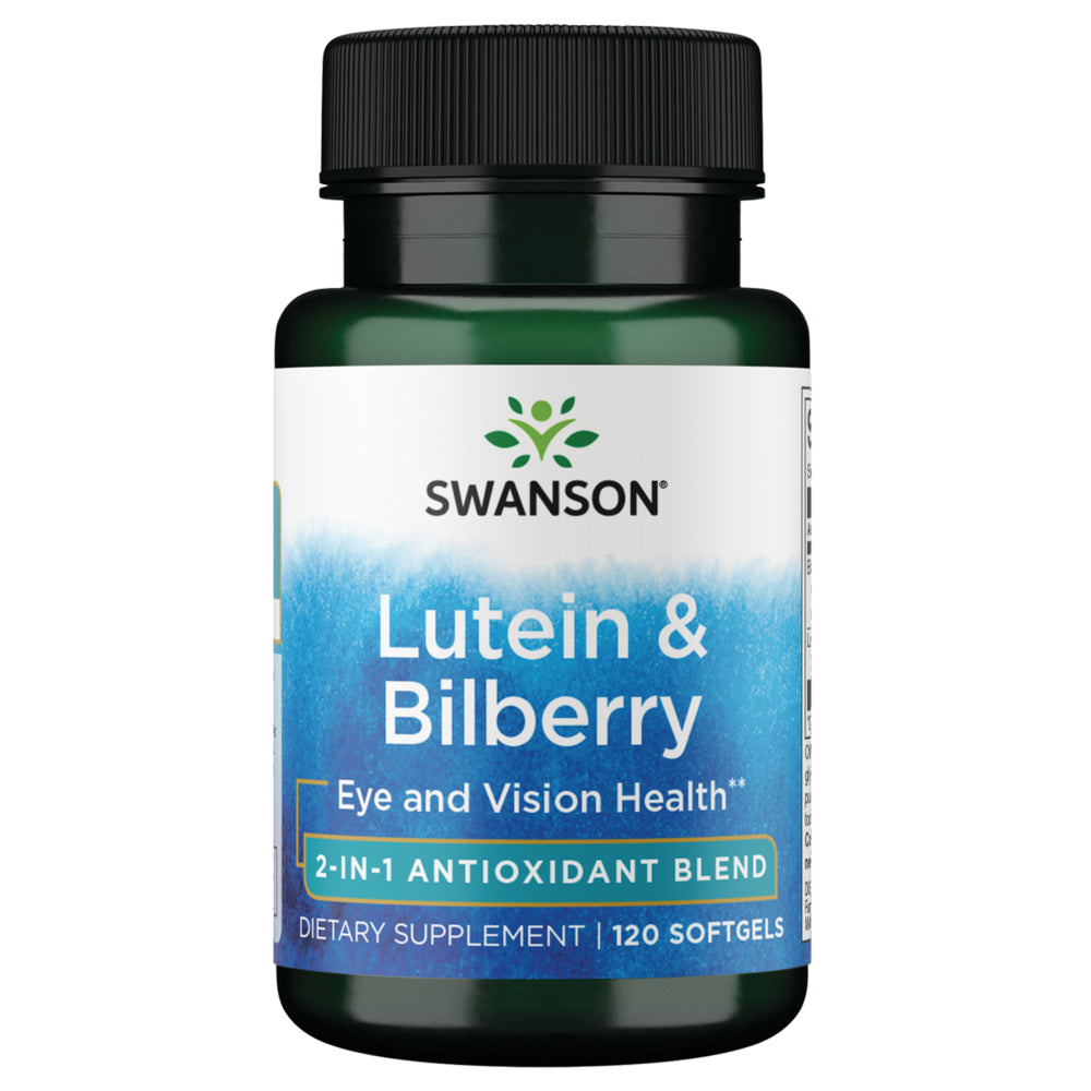 Swanson Lutein and Bilberry 120 Softgels
