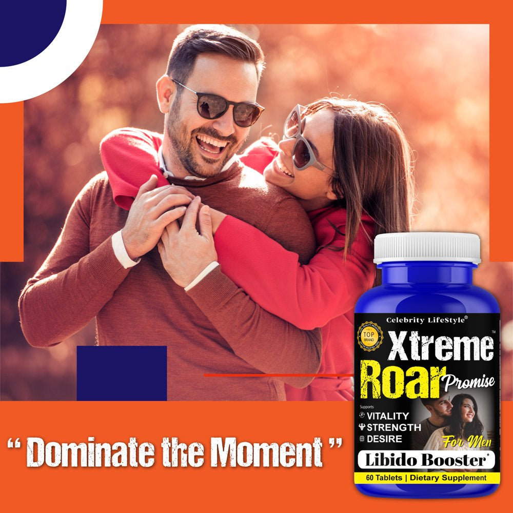 Xtreme Roar Testosterone Booster Supplement, Male Enhancing Supplements 60 Tablets