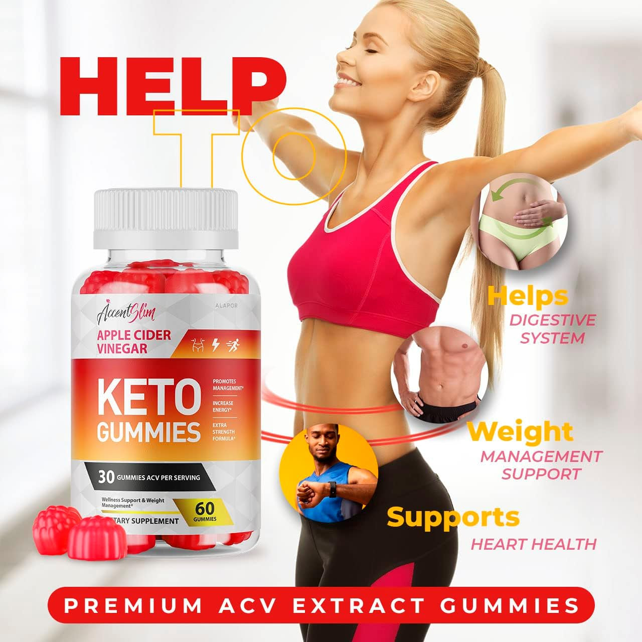 Accent Slim Keto ACV Gummies - Accentslim Apple Cider Vinegar General Wellness Support Gummys, Accentslimketogummies AVC Gummie, Accentslimkvcgummies Supplement Gummy for 30 Days Supply