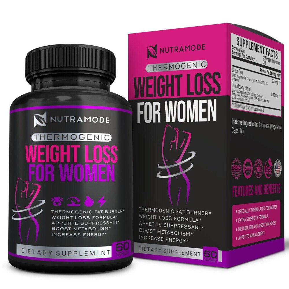 Thermogenic Weight Loss Appetite Suppressant Belly Fat Burner for Women and Men 60 Capsules