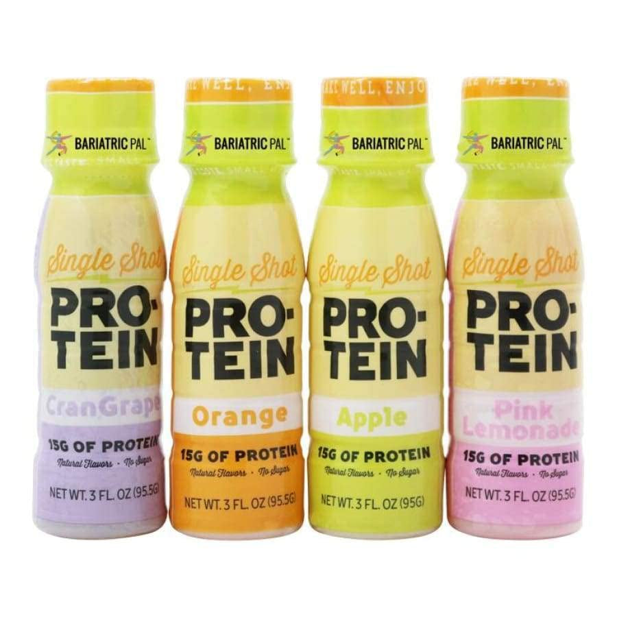 Bariatricpal 15G Protein & Collagen Shots - Variety Pack (4 Bottles)