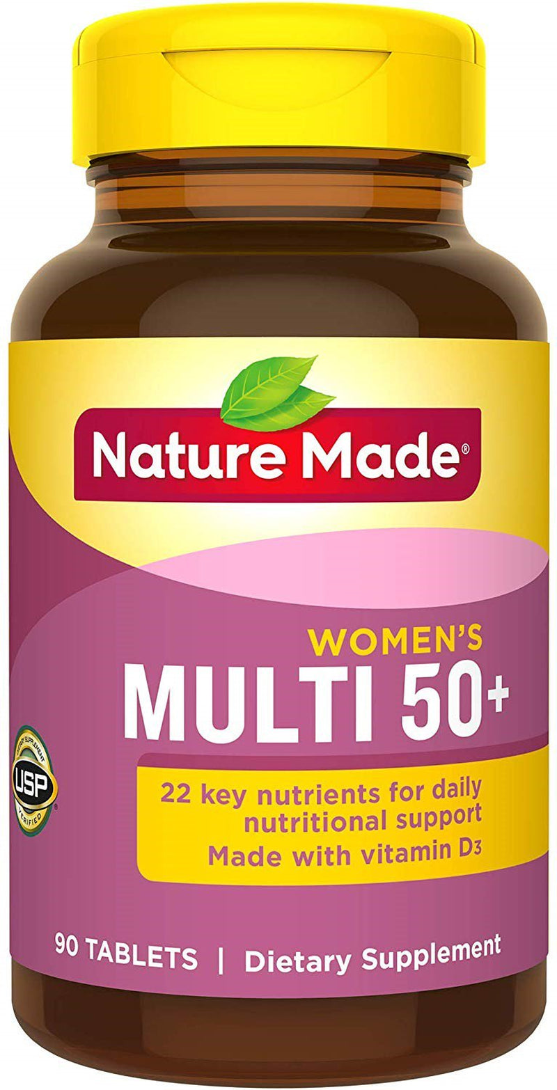 Nature Made Multi for Her 50+ Vitamin/Mineral Tablets 90 Ea