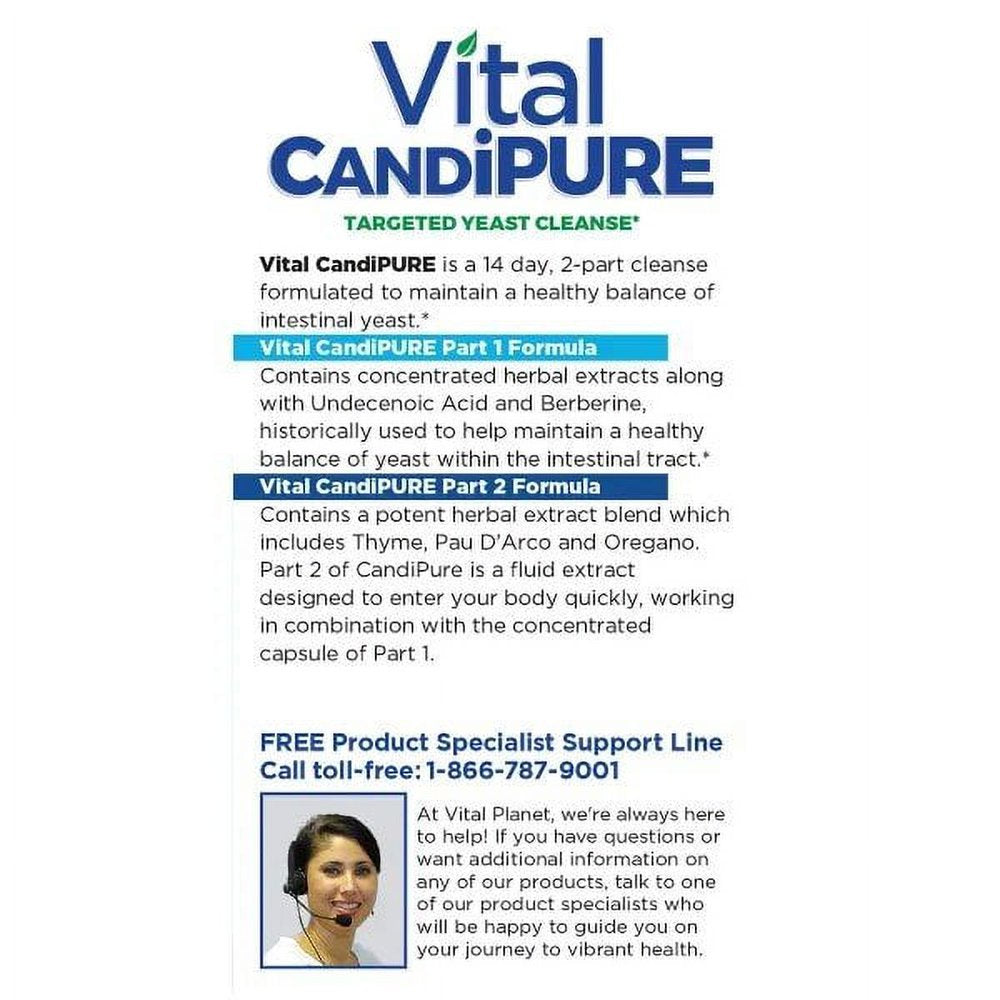 Vital Planet, Vital Candipure, 14-Day Program