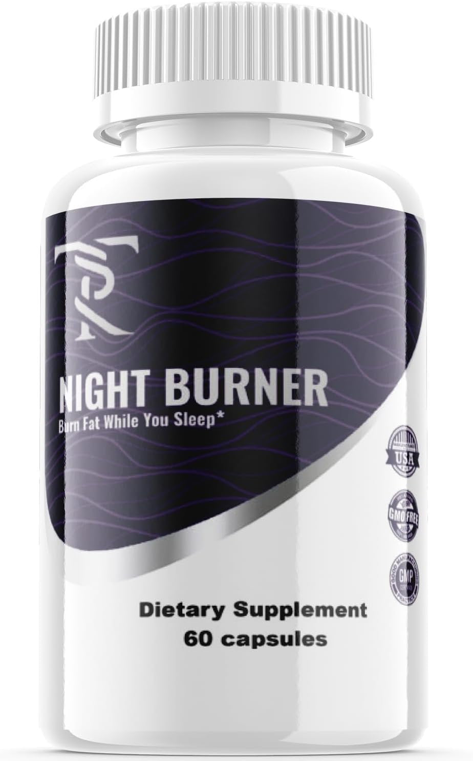 (1 Pack) TR Night Burner - Keto Weight Loss Formula - Energy & Focus Boosting Dietary Supplements for Weight Management & Metabolism - Advanced Fat Burn Raspberry Ketones Pills - 60 Capsules