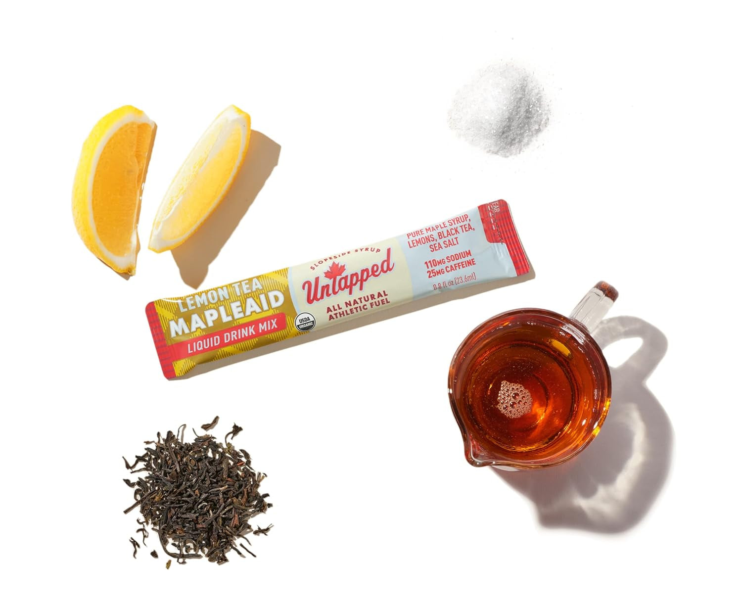 Untapped Liquid Lemon Tea Mapleaid - Individually Packaged - Box of 20