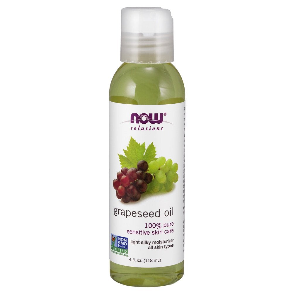 NOW Solutions Grapeseed Oil -- 4 Fl Oz