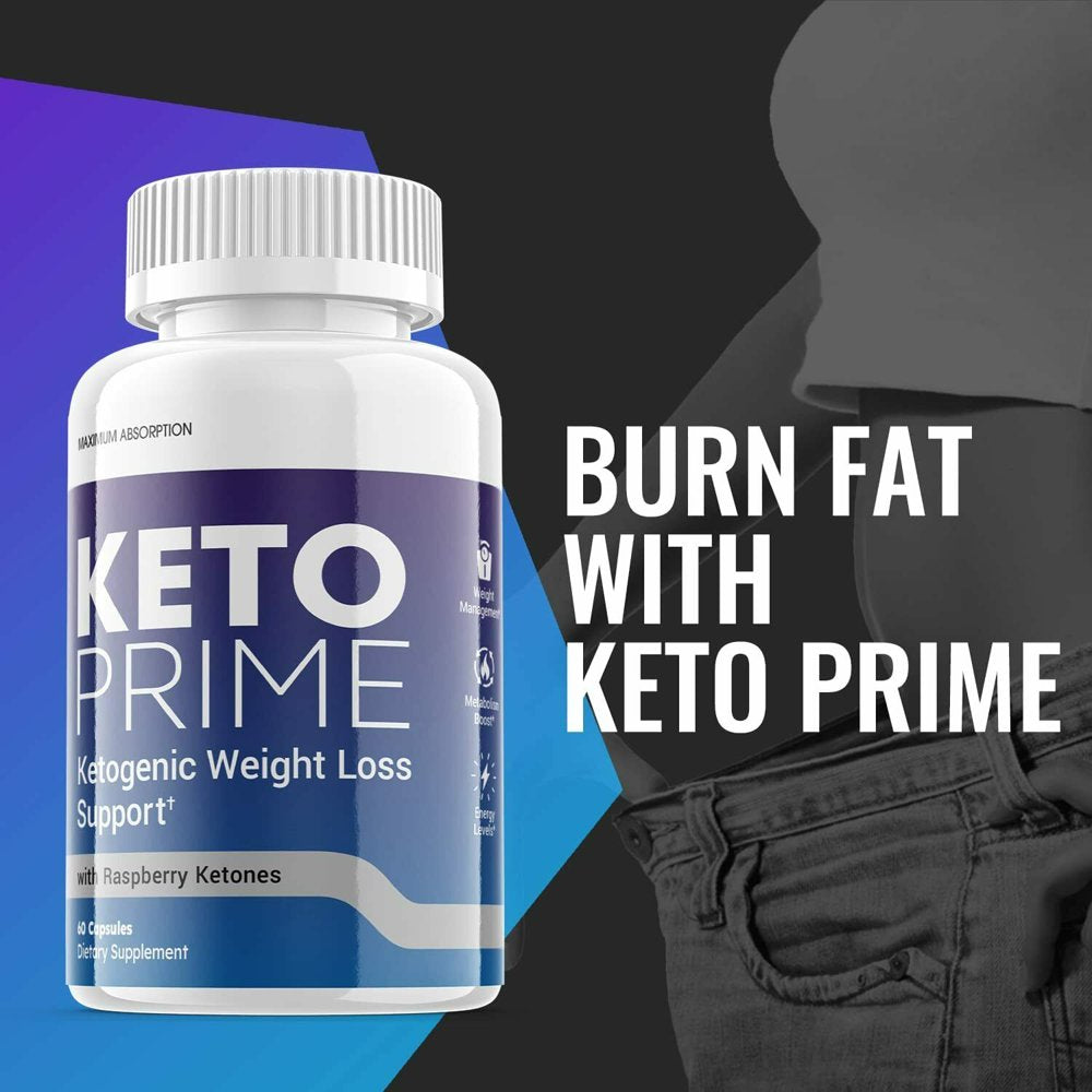 (5 Pack) Keto Prime - Supplement for Weight Loss - Energy & Focus Boosting Dietary Supplements for Weight Management & Metabolism - Advanced Fat Burn Raspberry Ketones Pills - 300 Capsules