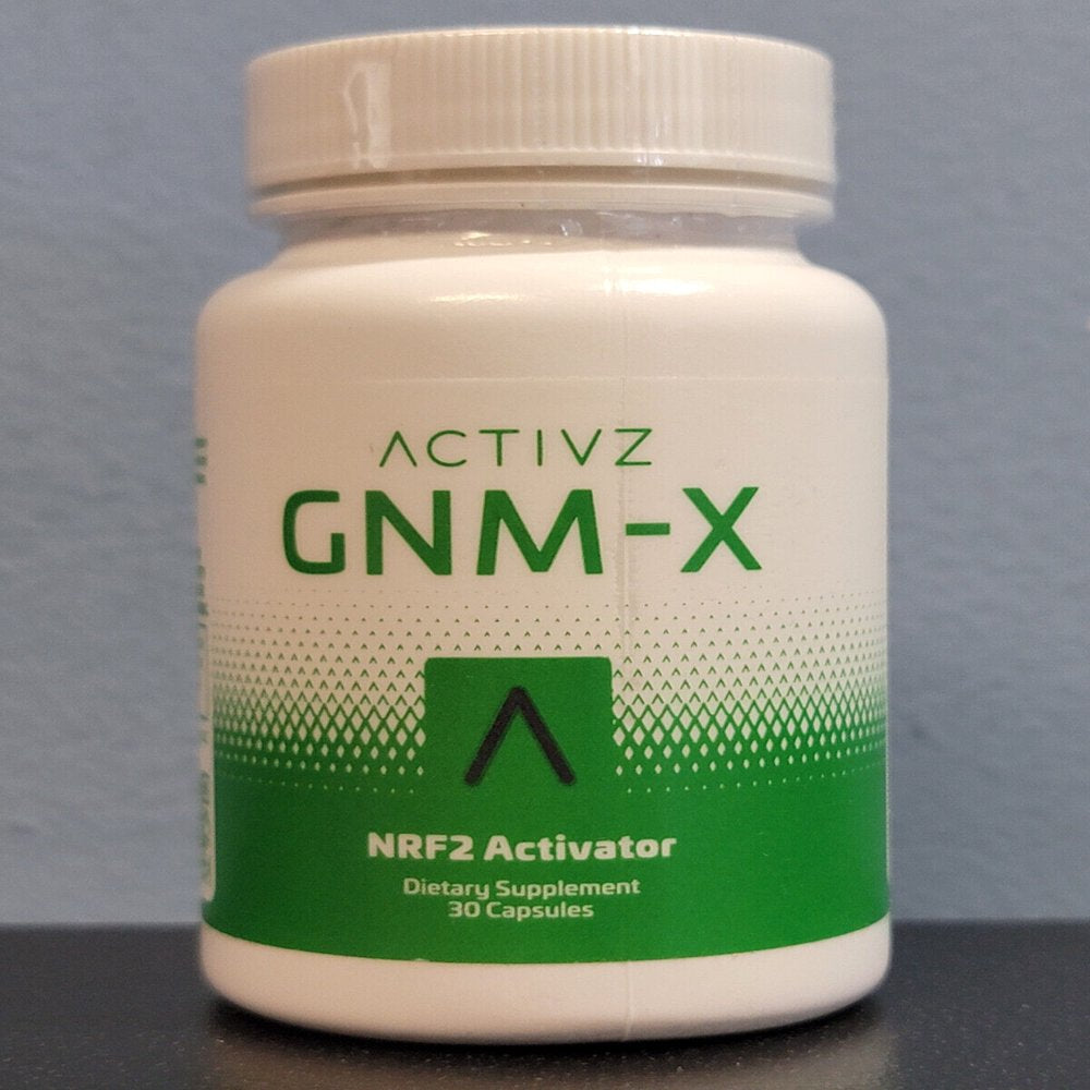 ACTIVZ GNMX: a Powerful NRF2 Activator and Plant Extract Supplement - 30 Capsules + Clear Resealable Pill Pouches