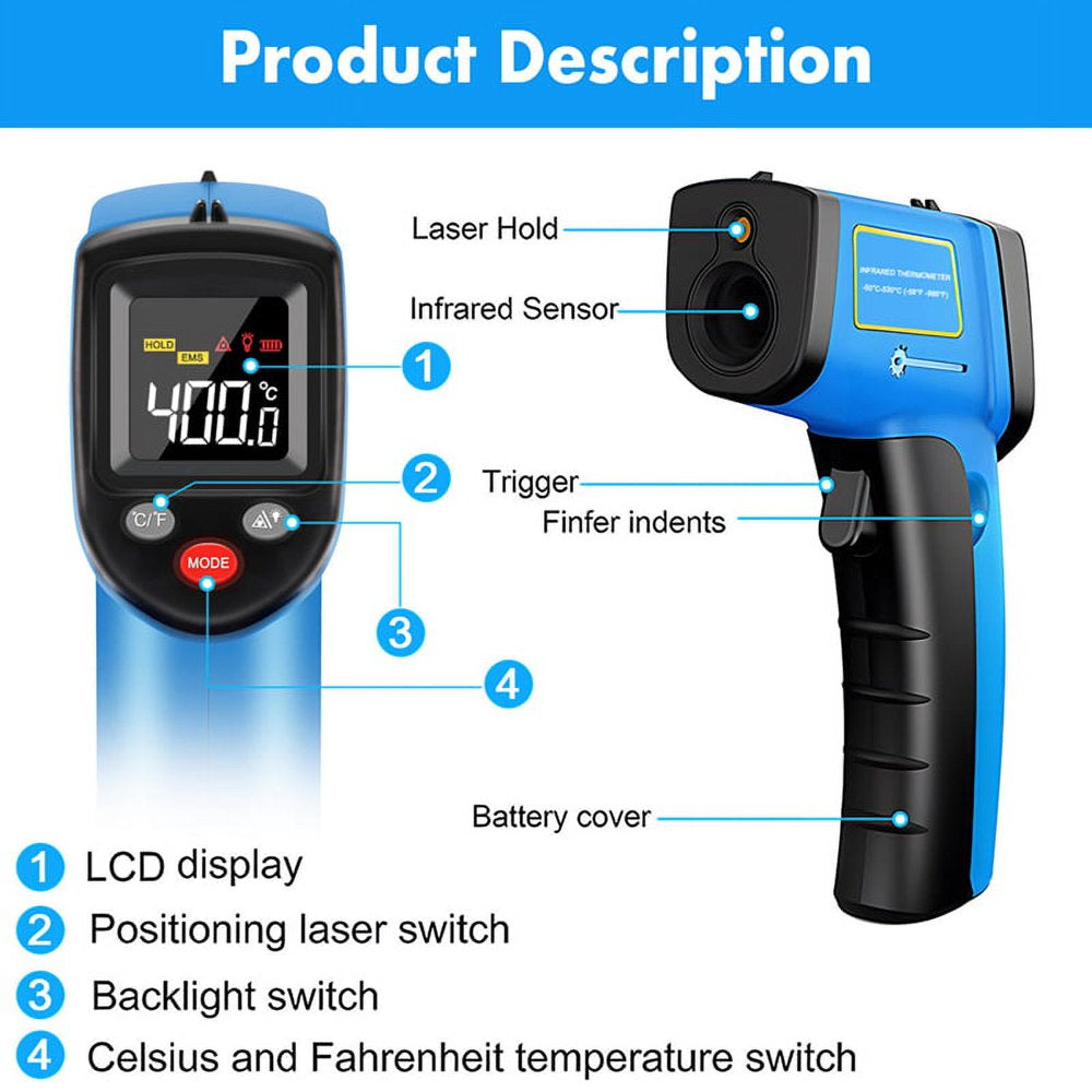 GM321 Handheld IR Thermal Imaging Camera Digital Colordisplay Infrared Image Resolution Thermal Imager Camera