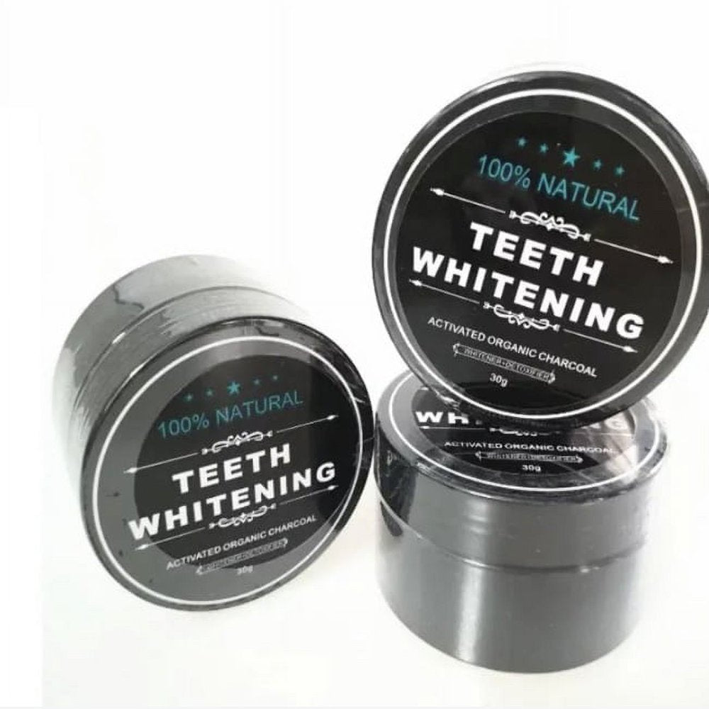 100% Organic Coconut Natural Teeth Whitening Charcoal Powder-Remove Stains