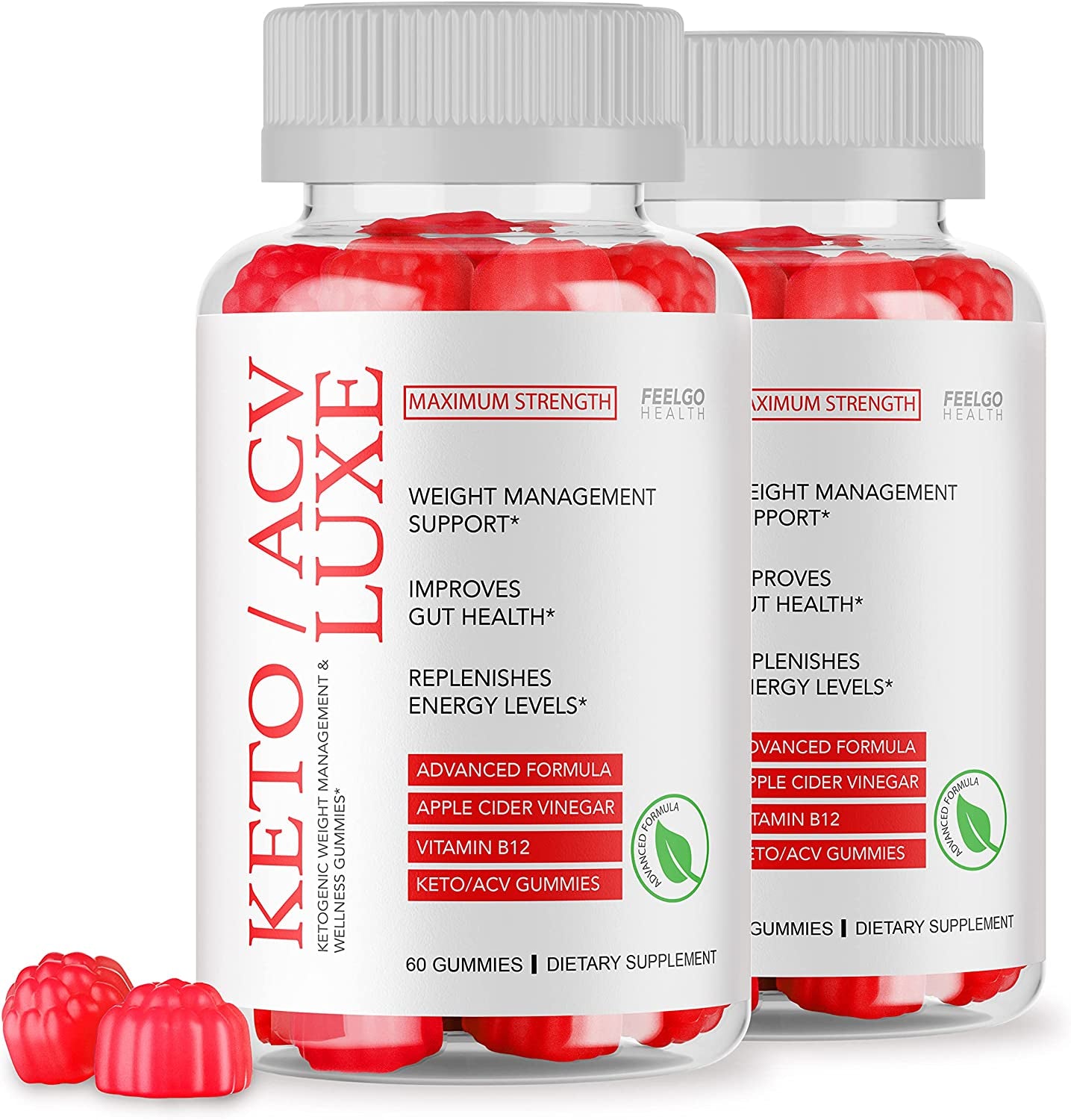 2 Pack - Keto Luxe - Keto Luxe ACV Gummies, Advanced Gummies Keto Luxe plus Reviews, Keto Luxe ACV Pure Apple Cider Vinegar Gummys Brand, (120 Gummys for 2 Month Supply)