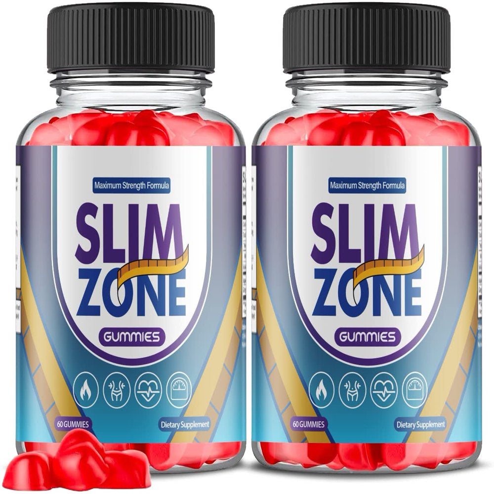 (2 Pack) Slim Zone Keto ACV Gummies - Supplement for Weight Loss - Energy & Focus Boosting Dietary Supplements for Weight Management & Metabolism - Fat Burn - 120 Gummies