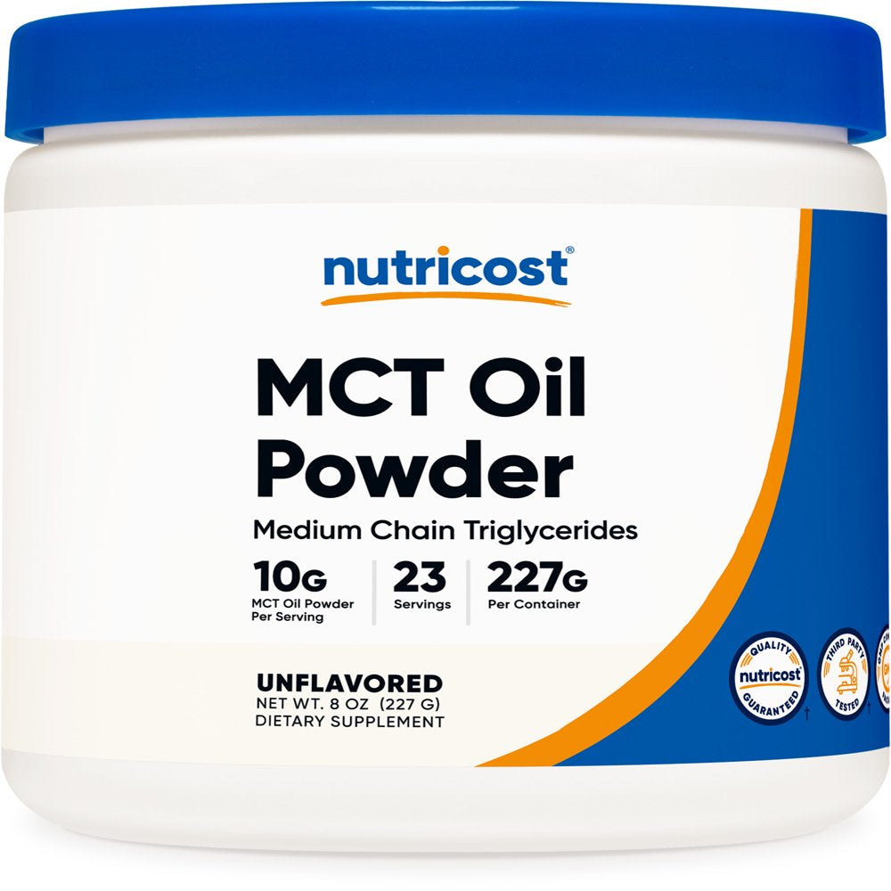 Nutricost MCT Oil Powder 8Oz - Supplement Best for Keto, Ketosis, and Ketogenic Diets