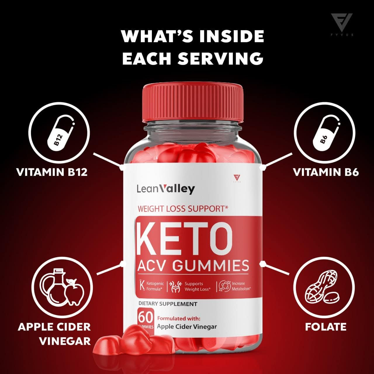 (3 Pack) Lean Valley Keto ACV Gummies Advanced Weightloss Formula - Lean Valley Gummies with Apple Cider Vinegar Supplement Keto + ACV AVC Leanvalley Beet Root Folate (180 Gummies)