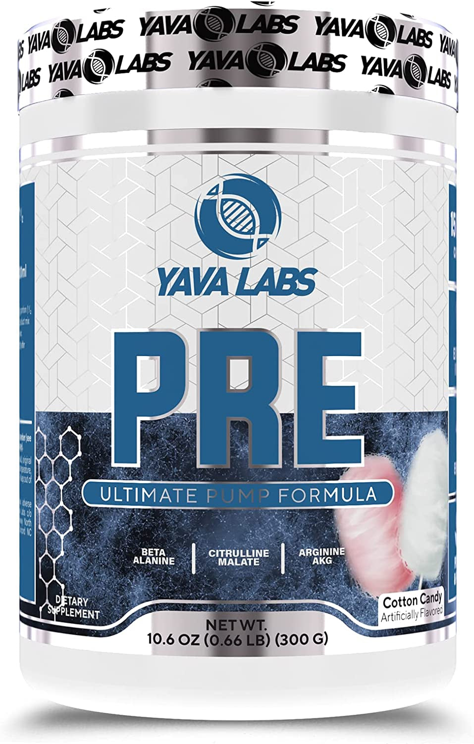 Yava Labs PRE Workout Ultimate Pump Formula (Cotton Candy)