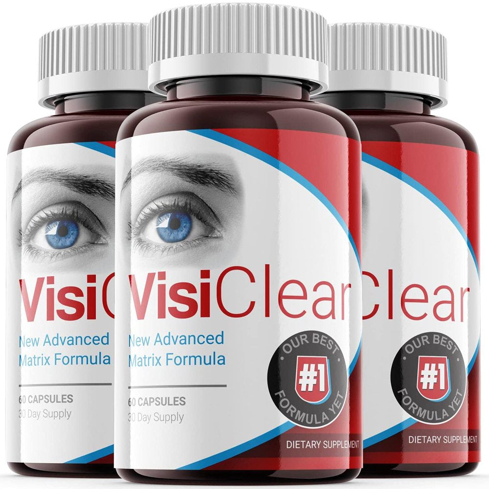 (3 Pack) Visiclear - New Advanced Revolutionary Eye Health Matrix Formula - Supports Healthy Vision - Supplement for Eyes Sight - 180 Capsules