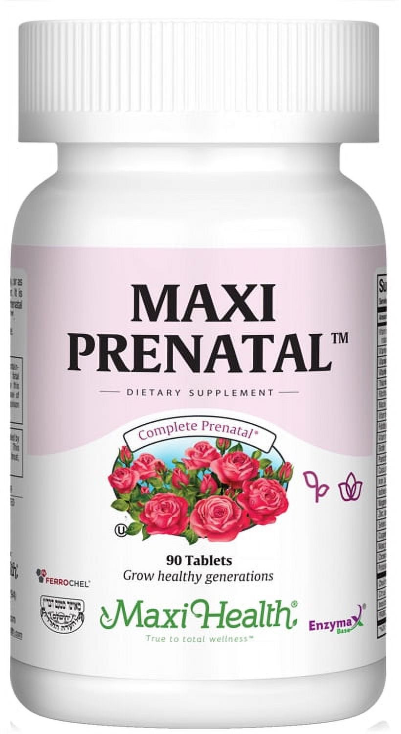 Maxi Health Kosher Maxi Prenatal Complete Formula - 90 Tablets