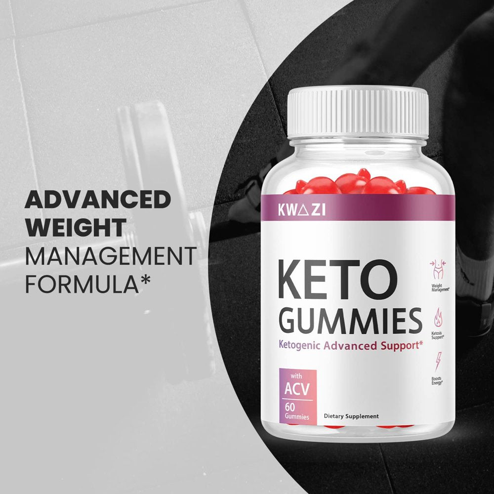 (1 Pack) Kwazi Keto ACV Gummies - Supplement for Weight Loss - Energy & Focus Boosting Dietary Supplements for Weight Management & Metabolism - Fat Burn - 60 Gummies