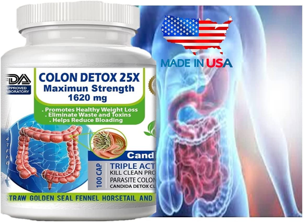 VITAMISAN 2 Colon Cleanser & Detox Natural Flora Protector, Herbal Mega Clean Detox Extra Colon Care 200 Capsules, Probiotic - Prebiotic - Herbal Detox