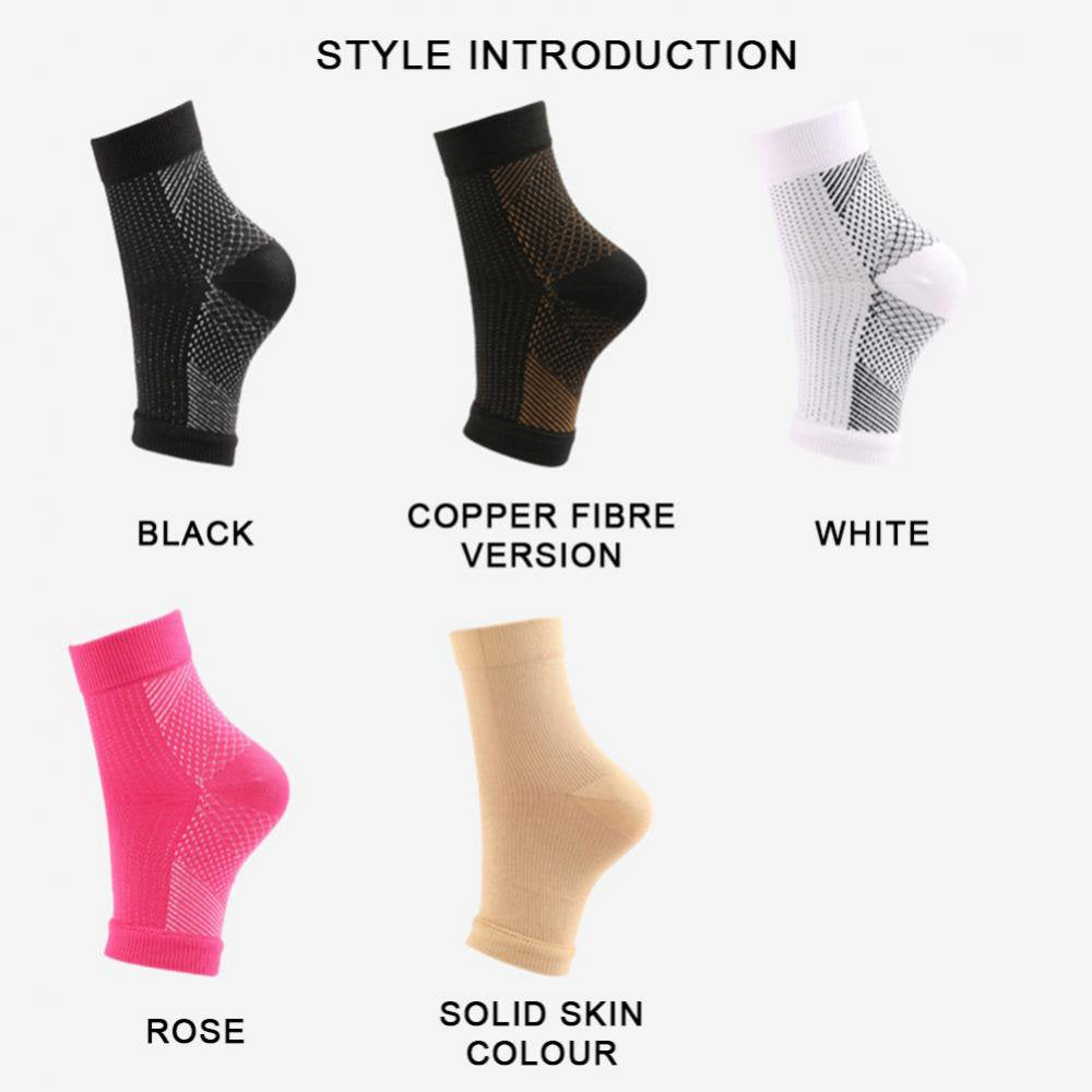 5Pairs Neuropathy Socks, Ankle Brace Socks and Tendonitis Compression Socks,For Pain Relief and Plantar Fasciitis for Women and Man,Ankle Compression Sleeve for Ankle Swelling