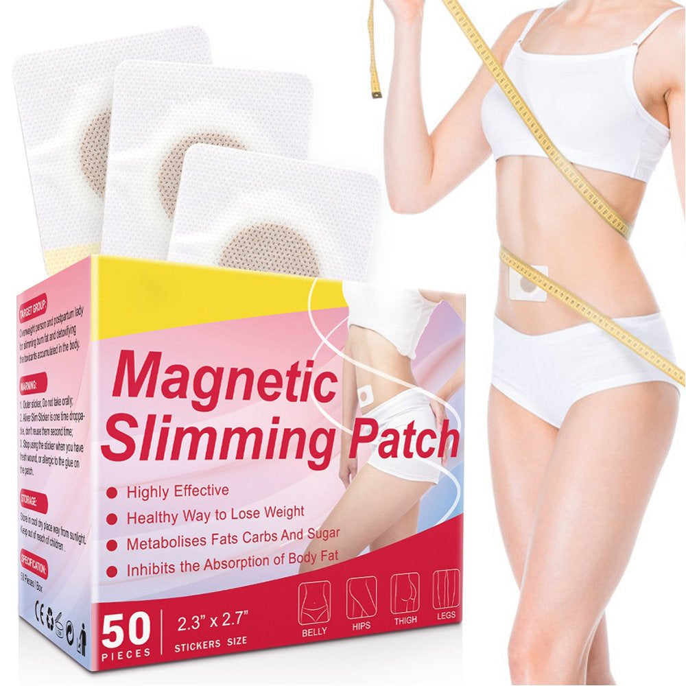 EOTVIA Perfect Detox Slimming Patch, Effective Ancient Remedy Healthy Detox Slimming Belly Pellet, Natural Herbal Quick Slimming Waist Abdominal, 50 Pack