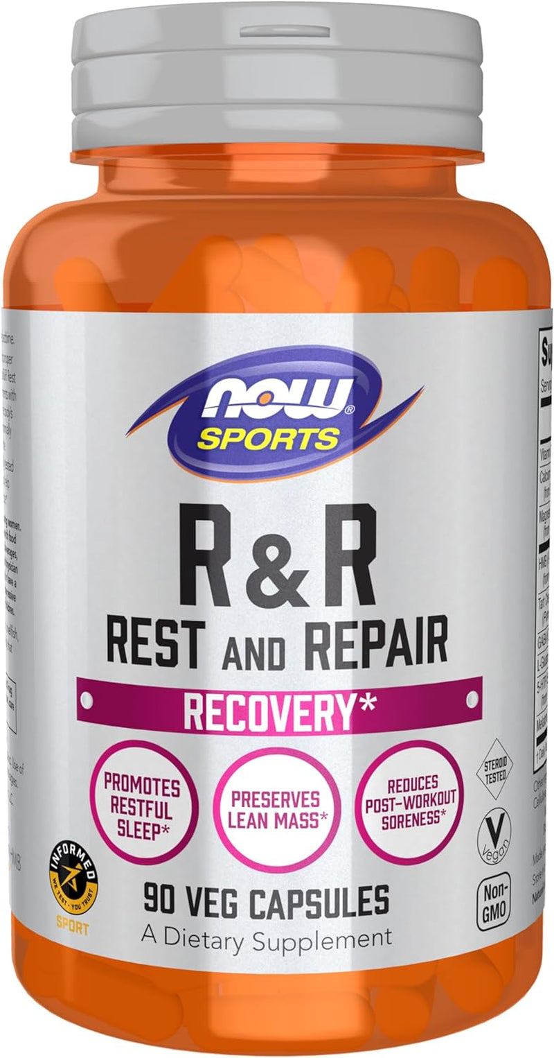 NOW R & R Rest and Repair - 90 Veg Capsules