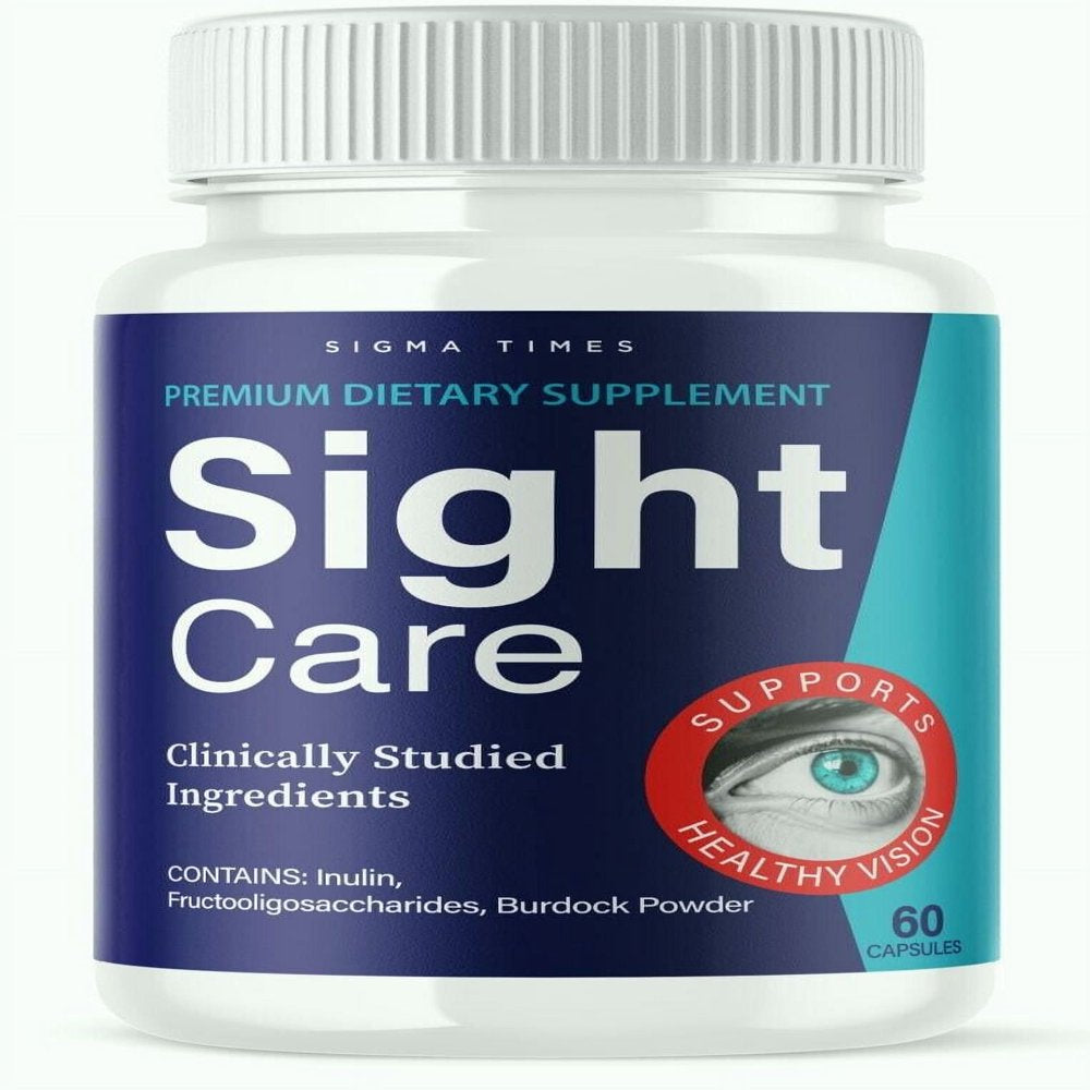 Sight Care Supplement Capsules for Healthy Vision 60 Count