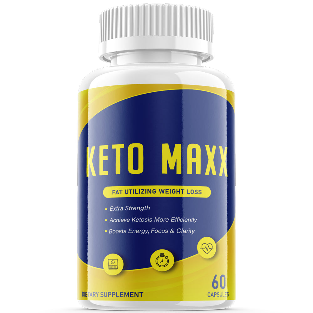 (1 Pack) Keto Maxx - Supplement for Weight Loss - Energy & Focus Boosting Dietary Supplements for Weight Management & Metabolism - Advanced Fat Burn Raspberry Ketones Pills - 60 Capsules