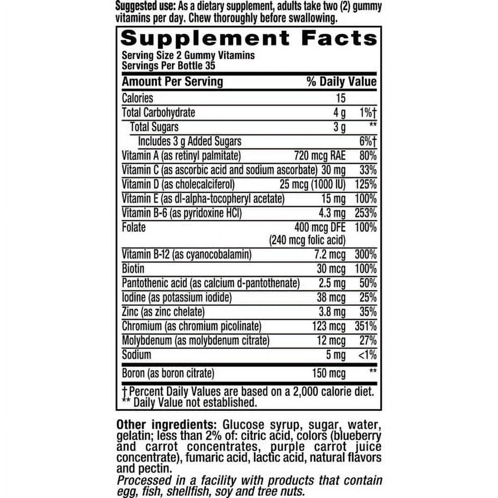 Vitafusion Men'S Daily Gummy Multivitamins Formula, 70 Count, 3 Pack