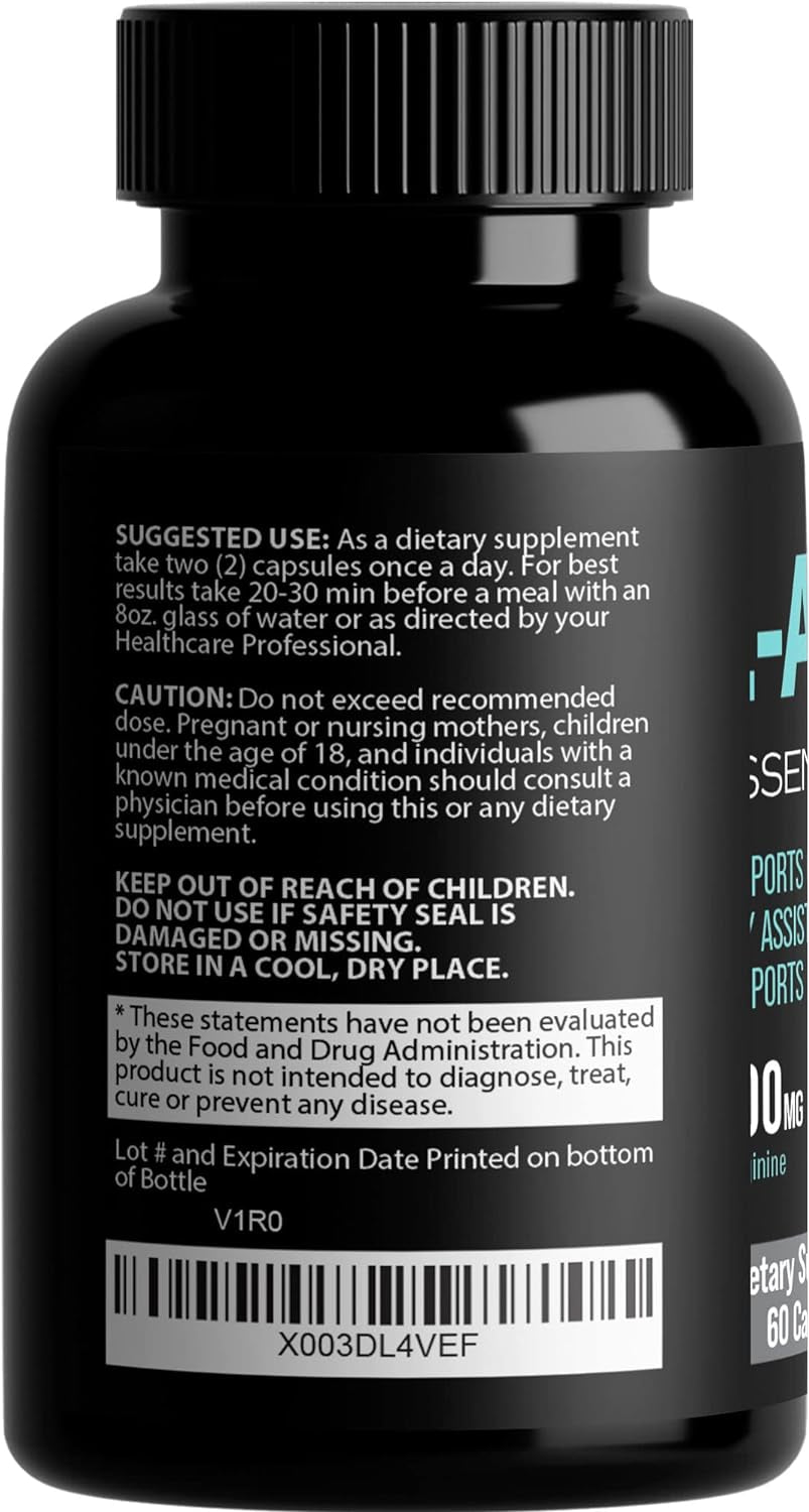 Unlock Your Peak Performance with L-Arginine Complete - Boost Energy, Endurance, and Muscle Growth with Nitric Oxide Supplement for Men'S Health