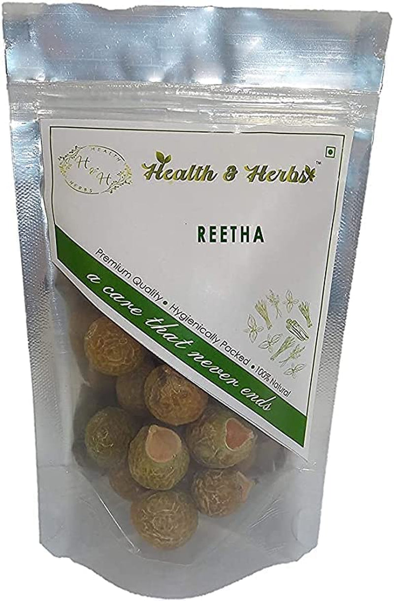 SJH Health & Herbs Ritha - Reetha - Sapindus Mukorossi - Soapnuts (400G)