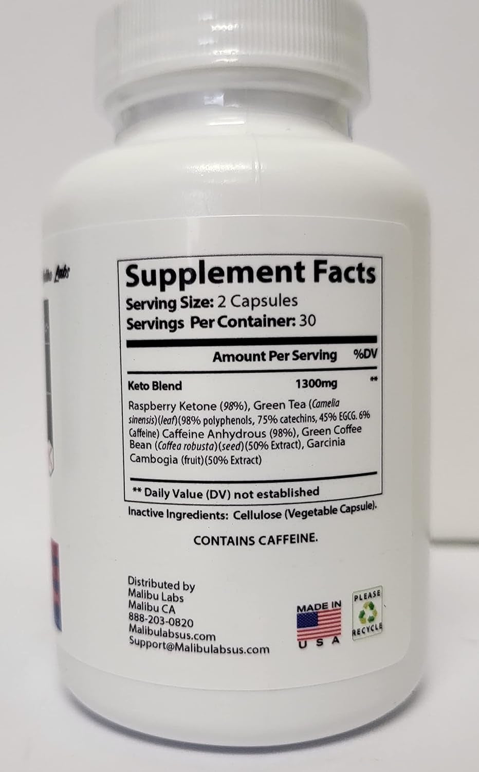 (Official) Lean Start Keto, Advanced Formula 1300 MG, Made in the USA (60 Count (Pack of 3))