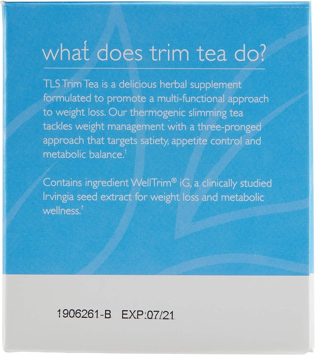 TLS Trim Tea by Market America, a Gluten-Free, Thermogenic Slimming Tea, Containing Irvingia Gabonensis/African Mango and Black Tea Extract