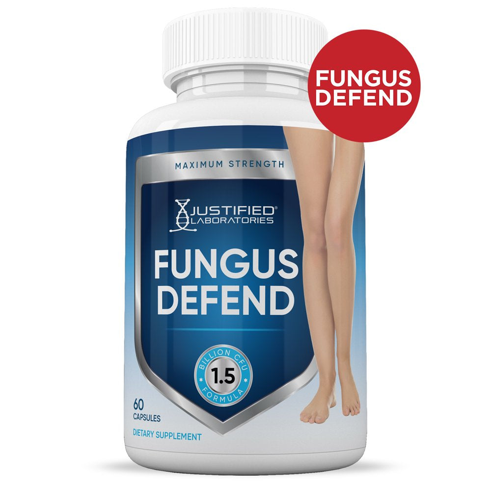 (2 Pack) Fungus Defend Probiotic 1.5 Billion CFU Supplement 120 Capsules