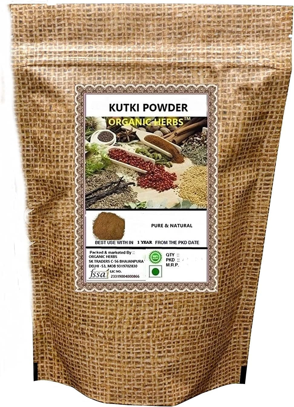 TYU Kutki Powder (Picrorhiza Kurroa) 100 GM