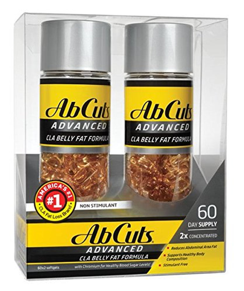 Ab Cuts Advanced CLA Belly Fat Formula 60 Softgels - 2 Pack