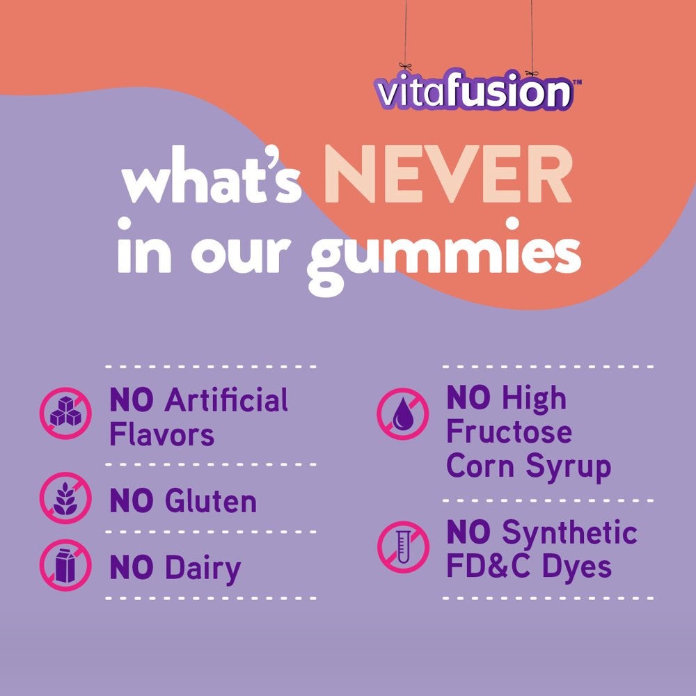 Vitafusion Women’S Daily Gummy Multivitamin: Vitamin C & E, Delicious Berry Flavors, 70Ct (35 Day Supply)- Pack of 2