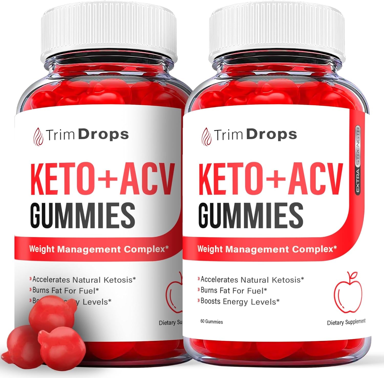 Trim Drops Keto ACV Gummies, Trims Drops Keto Acv Gummys (2 Pack)