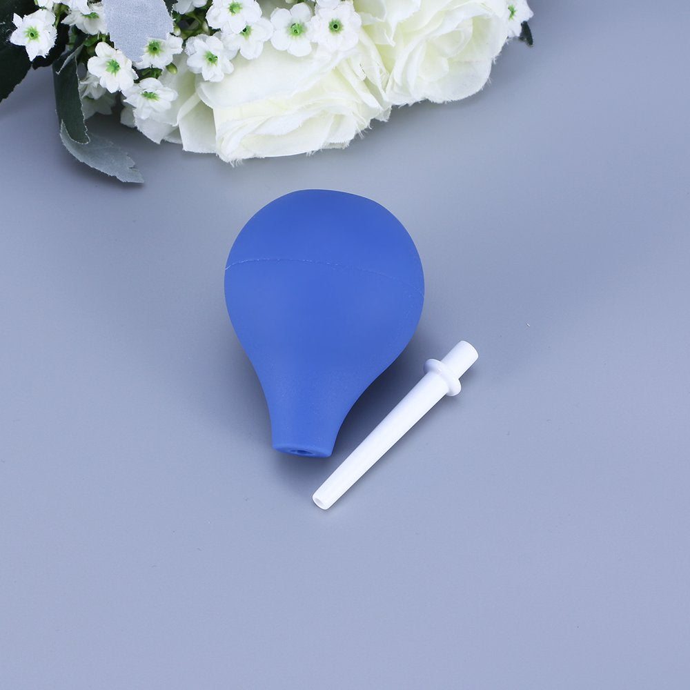 Etereauty 1PC 89ML Small Douche Ball Shape Cleaner Vaginal Flusher Washing Enemator for Adults (Blue)