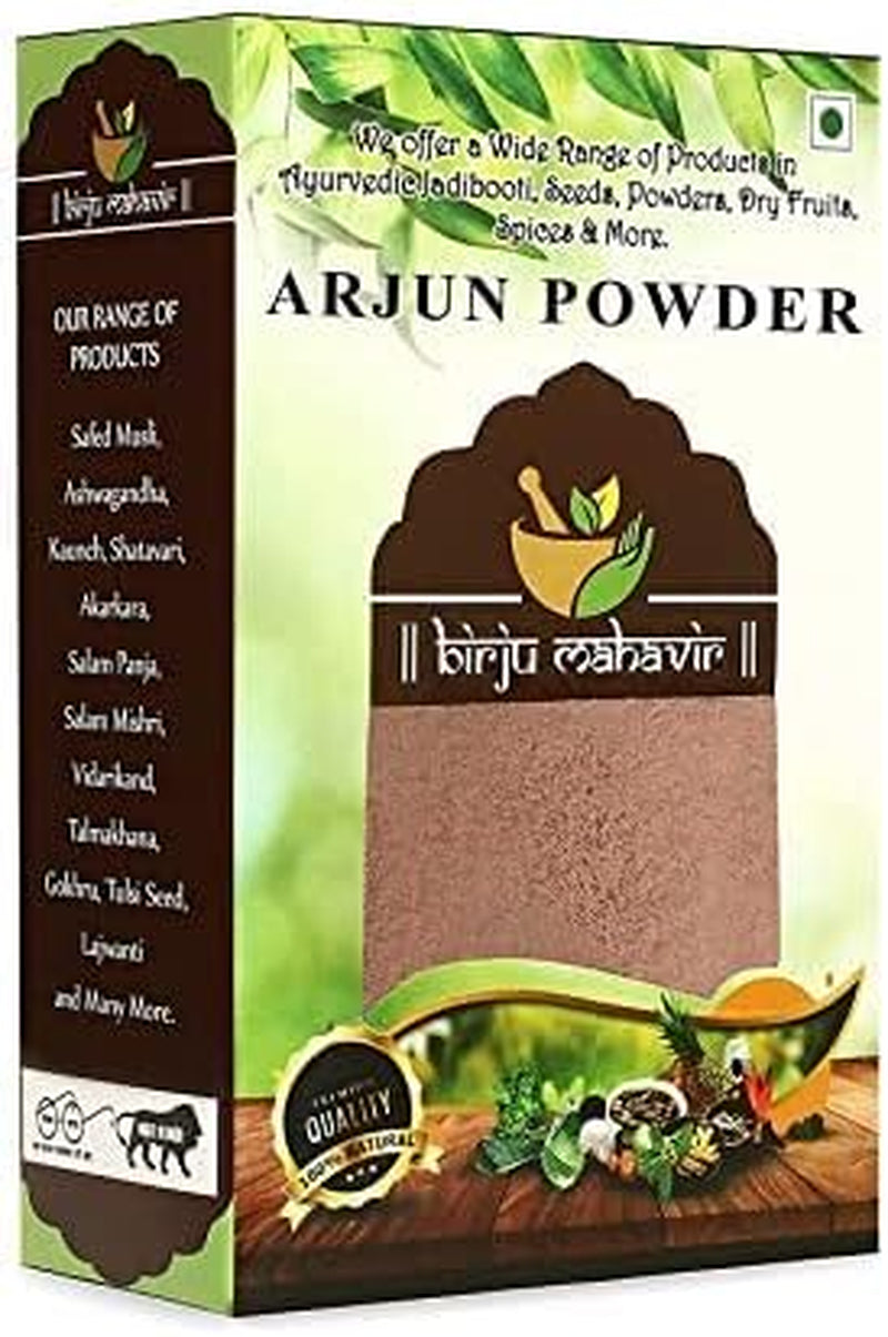 MIYUU BIRJU MAHAVIR Bmkb Terminalia Arjuna Arjun Chaal Powder, Natural, 200 G