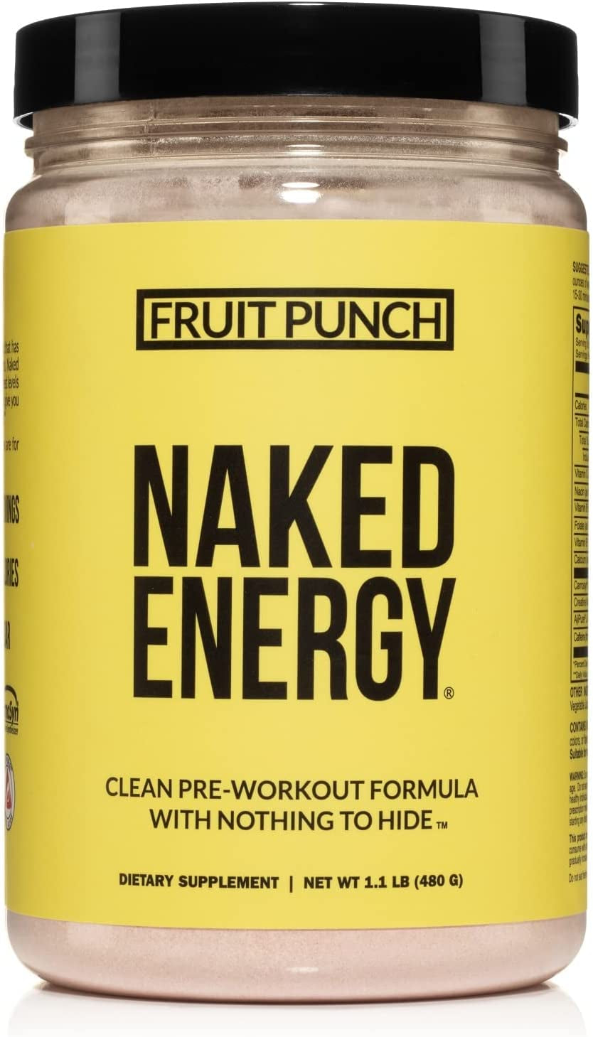 Vegan Energy and Performance Bundle: Naked Fruit Punch Energy and Naked BCAAS Amino Acids Powder