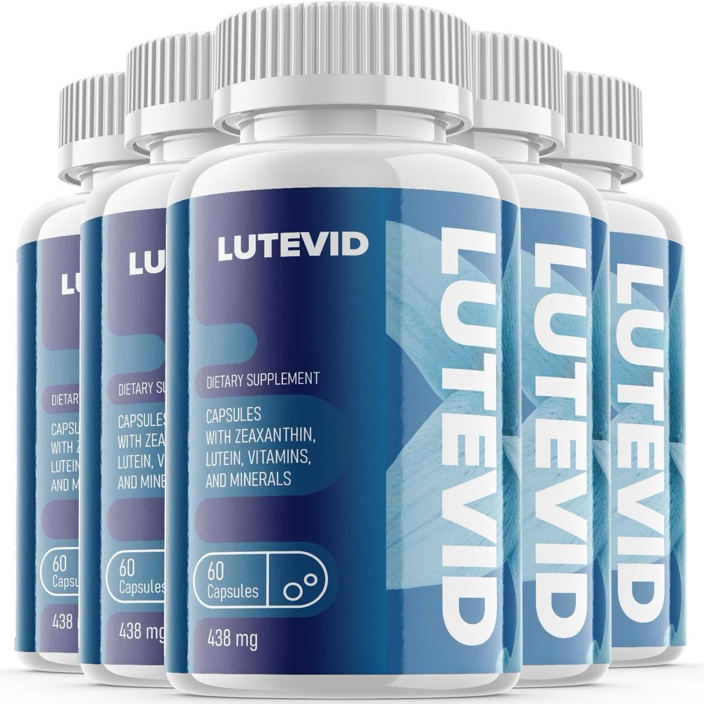 (5 Pack) Lutevid - Revolutionary Advanced Vision Matrix Formula - Supports Healthy Vision - Dietary Supplement for Eyes Sight - 300 Capsules