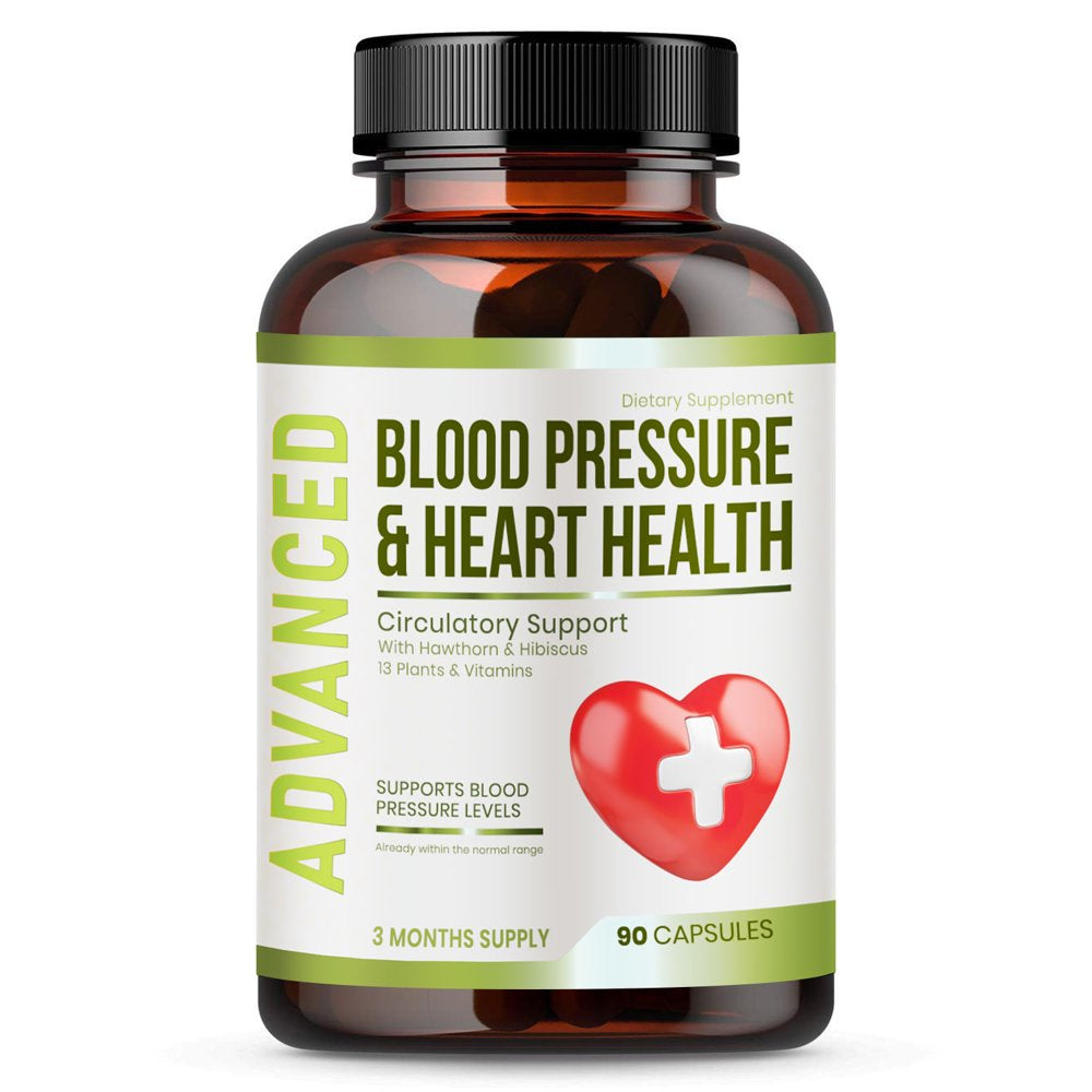 Heart Health BP Support Supplement - Support Blood Pressure & Healthy Circularity.