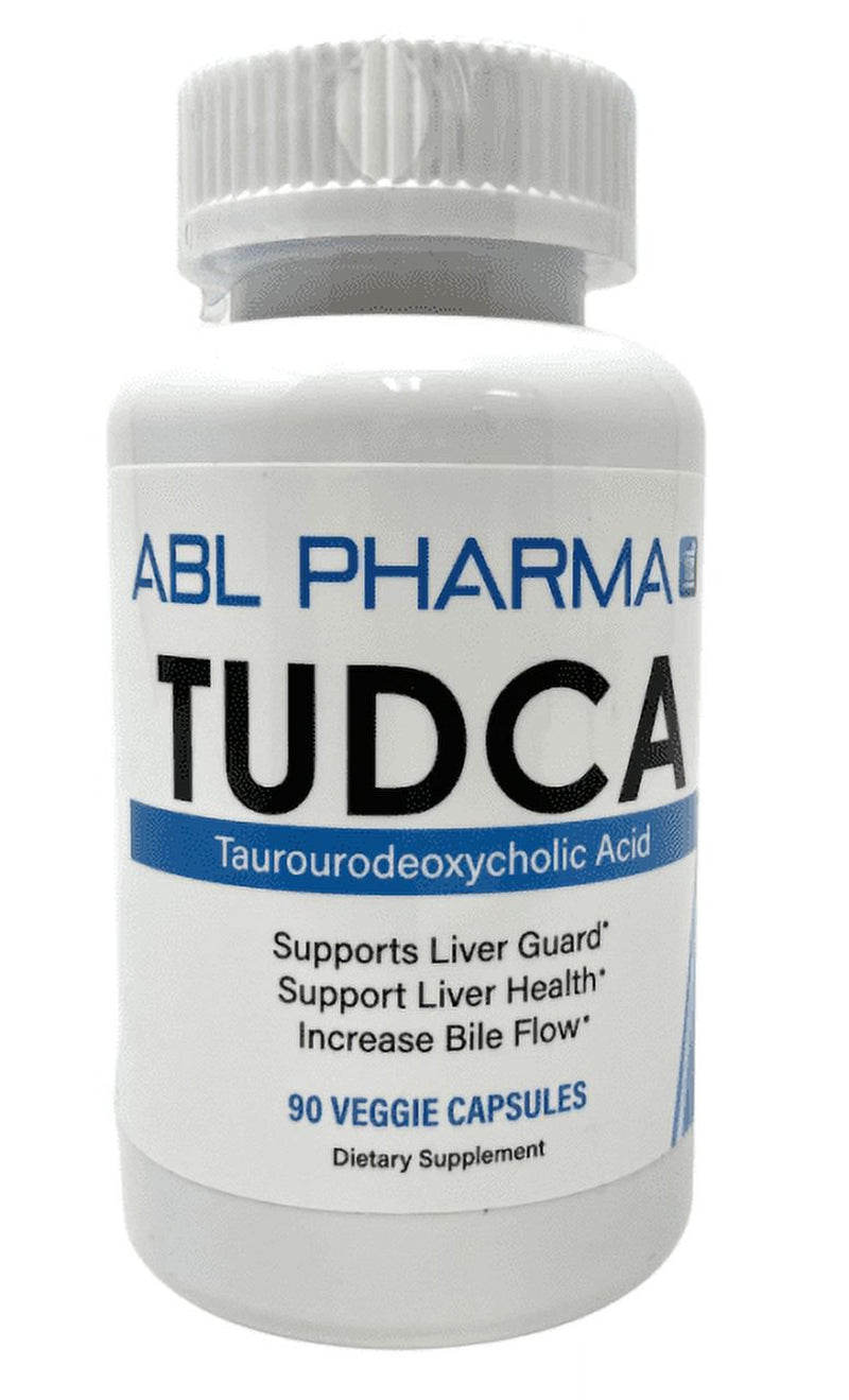 ABL PHARMA TUDCA 90 Veggie Caps 750 MG Tauroursodeoxycholic Acid Liver Health