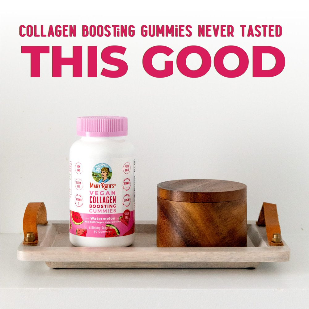 Vegan Collagen Boosting Gummies for Hair Skin & Nail Health by Maryruth'S