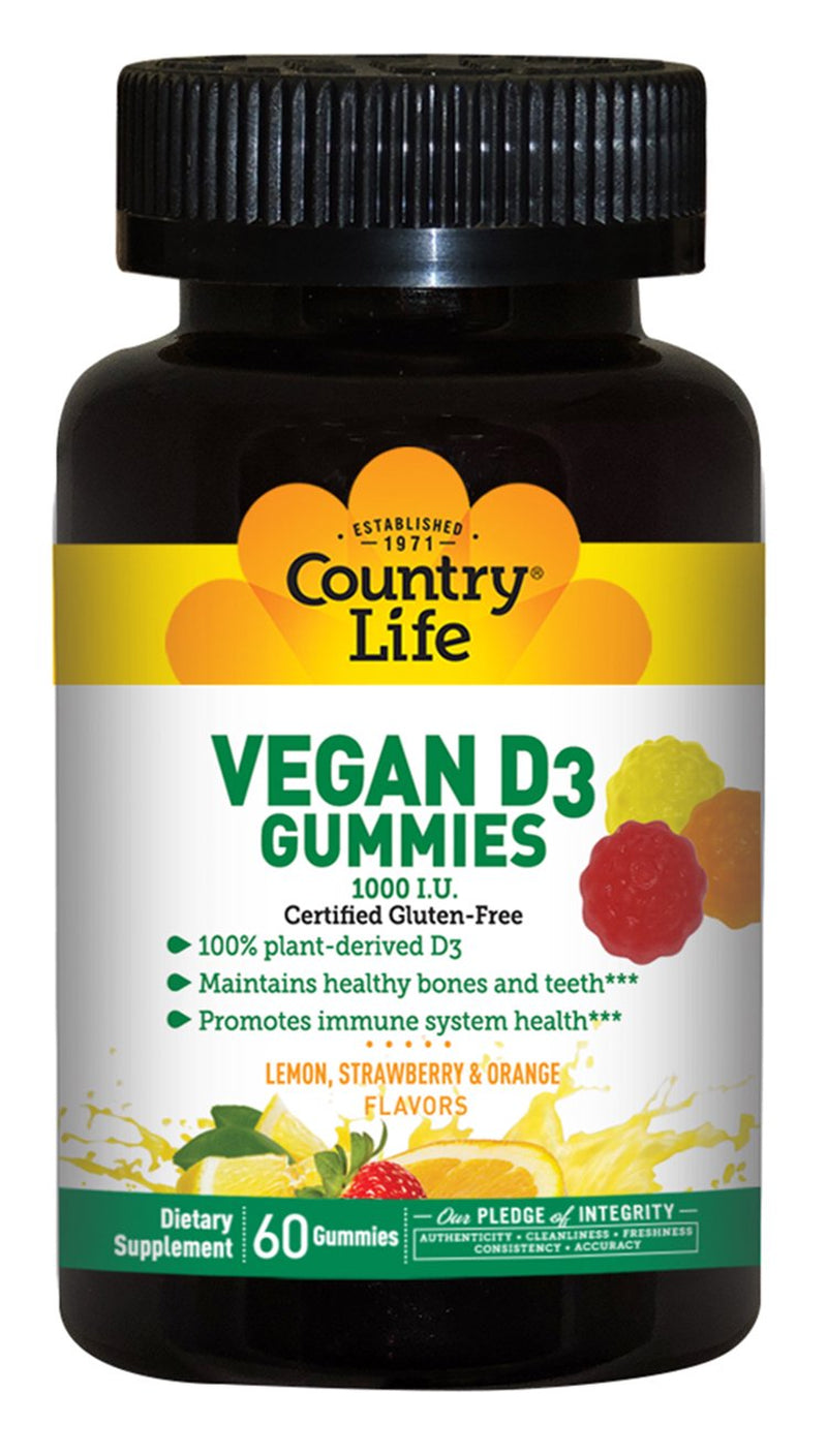 VEGAN D3 GUMMY 60 COUNT